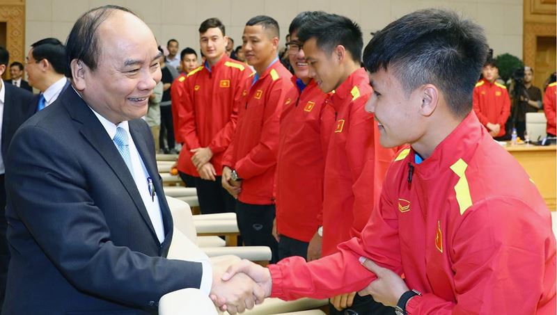 Thủ tướng gọi điện động viên Đội tuyển Việt Nam trong ngày Quốc khánh - Ảnh 1
