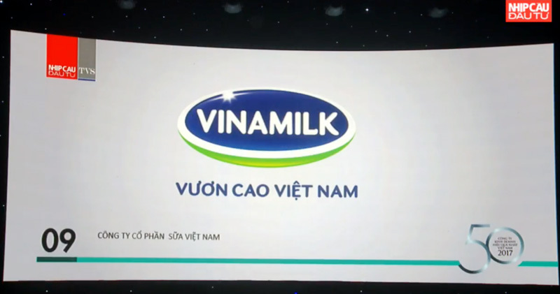Vinamilk lọt top 50 công ty kinh doanh hiệu quả nhất Việt Nam năm 2018 - Ảnh 1