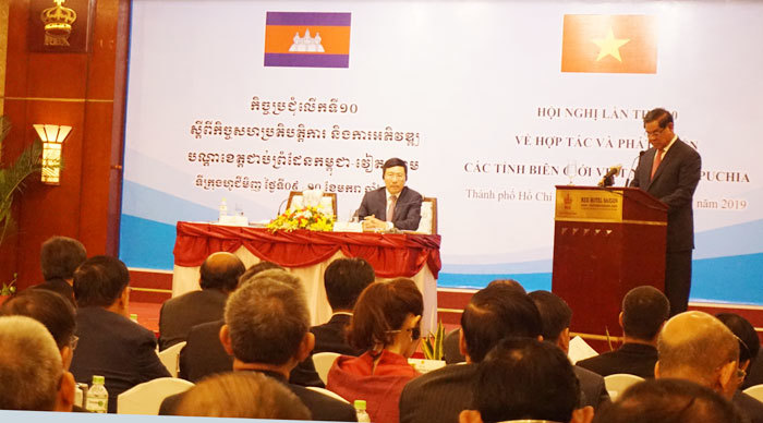 Việt Nam - Campuchia tăng cường hợp tác an ninh - quốc phòng và phòng chống tội phạm xuyên biên giới - Ảnh 1
