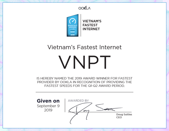 Speedtest công nhận VNPT là nhà mạng truy cập nhanh nhất - Ảnh 1