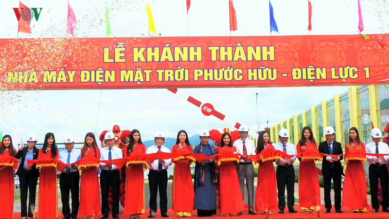 Khánh thành nhà máy điện mặt trời công suất hơn 30MW tại Ninh Thuận - Ảnh 1