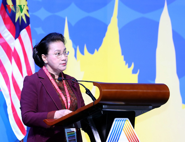 Chủ tịch Quốc hội Nguyễn Thị Kim Ngân nêu vấn đề Biển Đông tại AIPA 40 - Ảnh 1