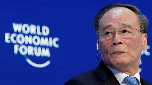 Từ Davos: Ông Vương Kỳ Sơn "thanh minh" về sụt giảm kinh tế của Trung Quốc - Ảnh 1