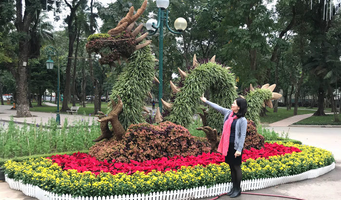 Hà Nội: Độc đáo 12 con giáp “khoác áo” xanh trong Công viên Thống Nhất - Ảnh 8