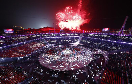 Mãn nhãn với bữa đại tiệc văn hóa tại lễ bế mạc Olympic Pyeongchang 2018 - Ảnh 1