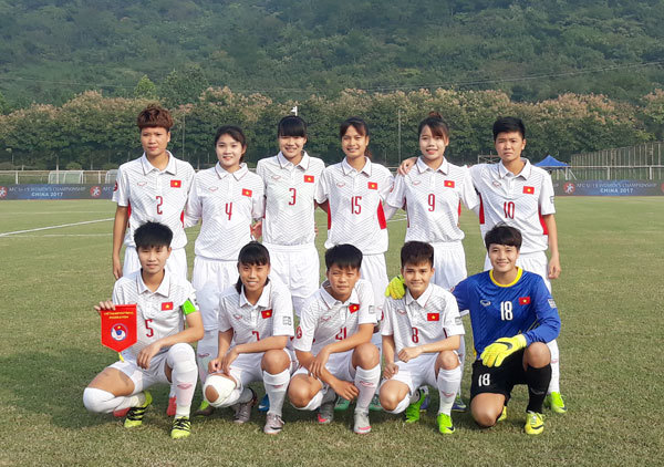 U19 nữ Việt Nam kết thúc chuyến thi đấu tại VCK U19 nữ châu Á 2017 - Ảnh 1