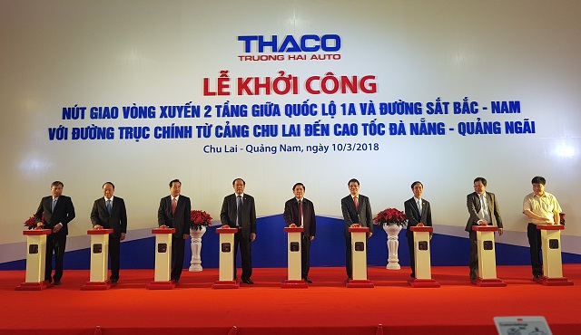 THACO khởi công biểu tượng của Khu kinh tế mở Chu Lai trị giá 600 tỷ đồng - Ảnh 1