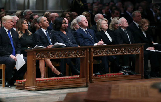 Toàn cảnh lễ Quốc tang xúc động của cựu Tổng thống Mỹ George Bush - Ảnh 3