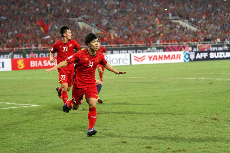 [Ảnh] Nhìn lại chiến thắng thuyết phục của đội tuyển Việt Nam trước Philippines - Ảnh 10