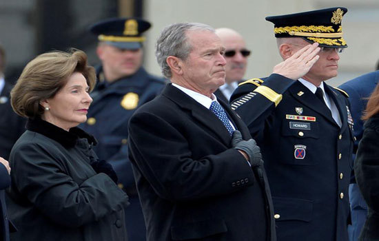 Toàn cảnh lễ Quốc tang xúc động của cựu Tổng thống Mỹ George Bush - Ảnh 8
