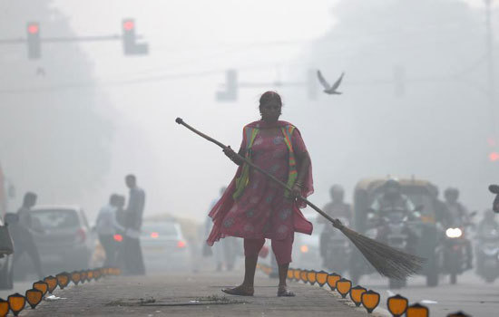 Hình ảnh về ô nhiễm khói bụi nghiêm trọng tại thủ đô New Dehli - Ảnh 2