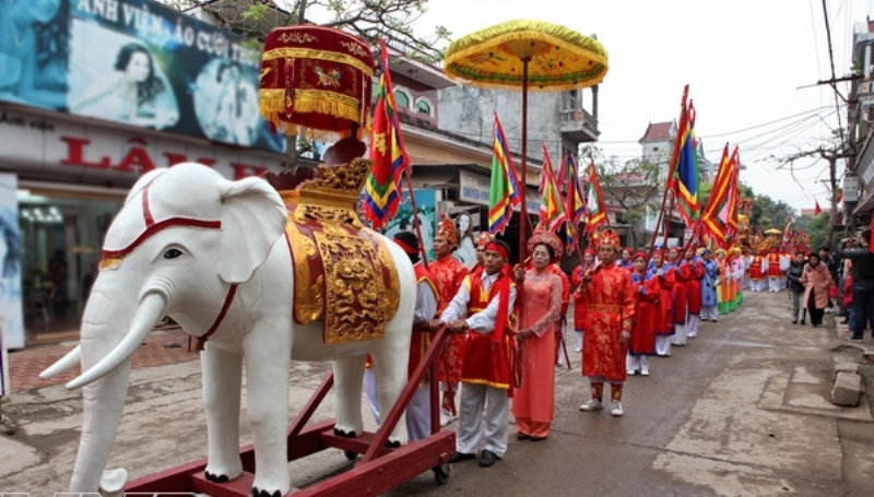 Ngày mai (21/2), Lễ hội đền Hai Bà Trưng nhận danh hiệu Di sản văn hóa phi vật thể quốc gia - Ảnh 4