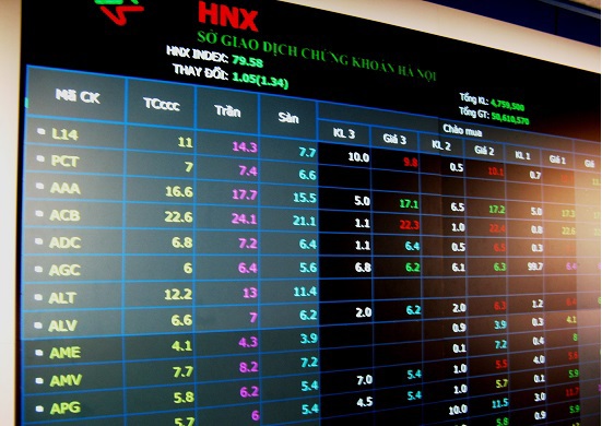 Tháng 1/2018, giá trị giao dịch cổ phiếu trên HNX đạt gần 1.900 tỷ đồng/phiên - Ảnh 1