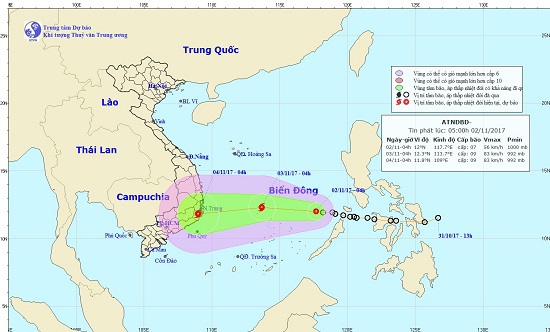 Hình thành bão trên Biển Đông, các tỉnh Nam Bộ, Nam Trung Bộ mưa to - Ảnh 1