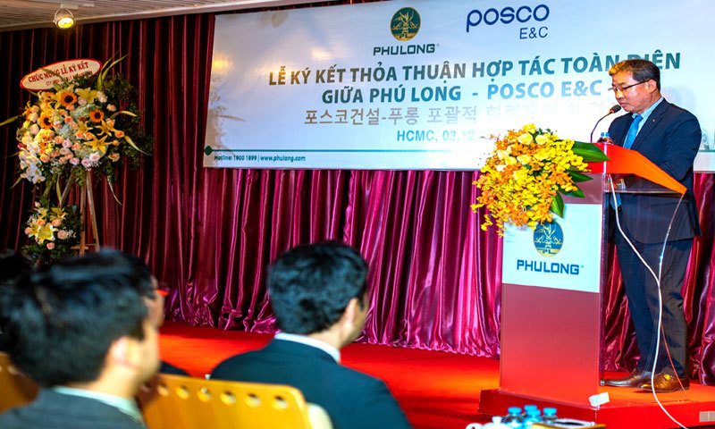 Ký kết hợp tác toàn diện giữa Công ty Phú Long và Posco E&C - Ảnh 2