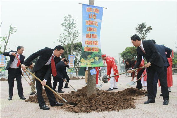 Huyện Gia Lâm phấn đấu trồng mới 7.316 cây xanh - Ảnh 1