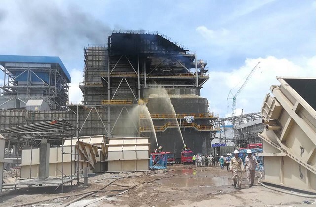Đã khống chế kịp thời đám cháy tại Nhà máy Nhiệt điện Duyên Hải 3 mở rộng - Ảnh 1