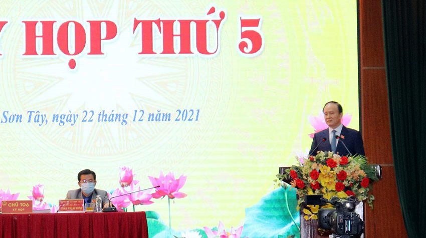 Chủ tịch HĐND TP Hà Nội Nguyễn Ngọc Tuấn: Sơn Tây phát triển kinh tế gắn với bảo tồn, phát huy giá trị truyền thống - Ảnh 1