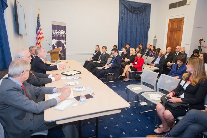 Đại sứ Phạm Quang Vinh dự hội thảo về APEC tại Viện Hoa Kỳ-châu Á - Ảnh 2