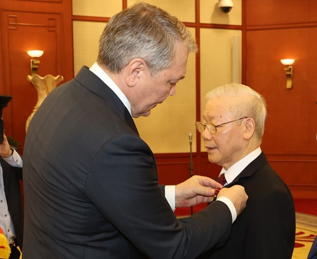 Tổng Bí thư Nguyễn Phú Trọng nhận Giải thưởng Lenin của Đảng Cộng sản Nga - Ảnh 1