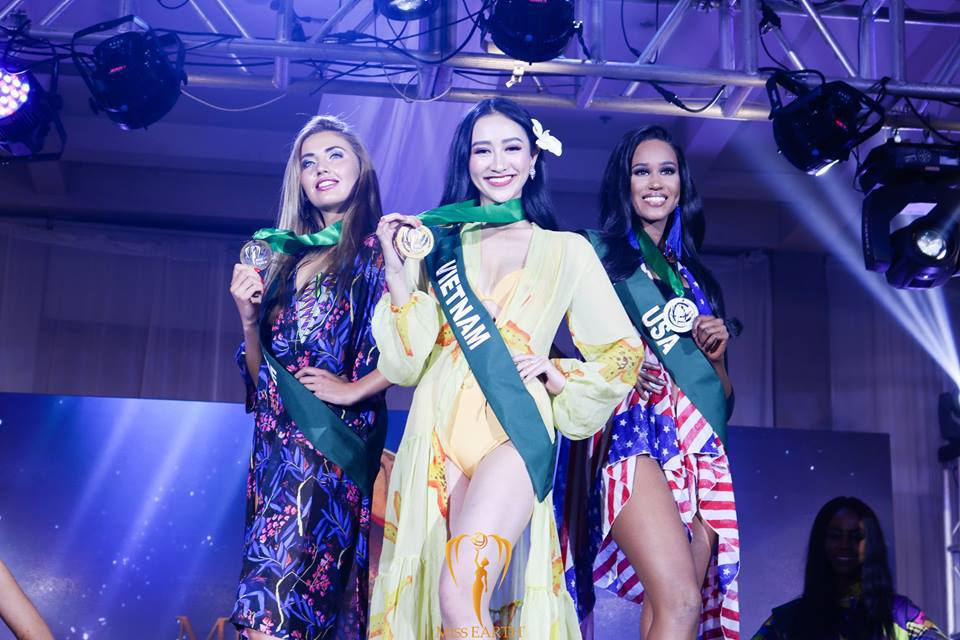 Hà Thu liên tiếp giành chiến thắng tại Hoa hậu Trái Đất - Ảnh 2