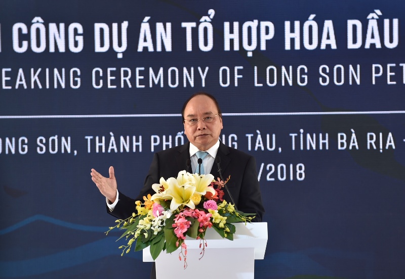 Thủ tướng dự lễ khởi công Tổ hợp hóa dầu Long Sơn - Ảnh 1