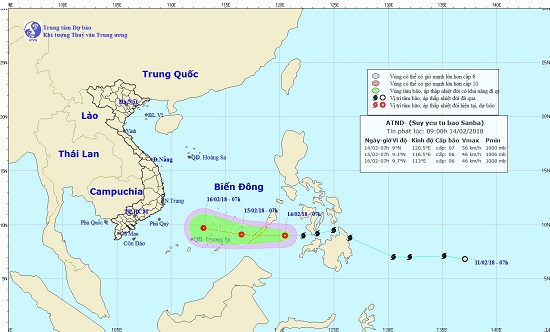 Bão số 2 (bão Sanba) bất ngờ suy yếu thành áp thấp nhiệt đới trước khi vào biển Đông - Ảnh 1