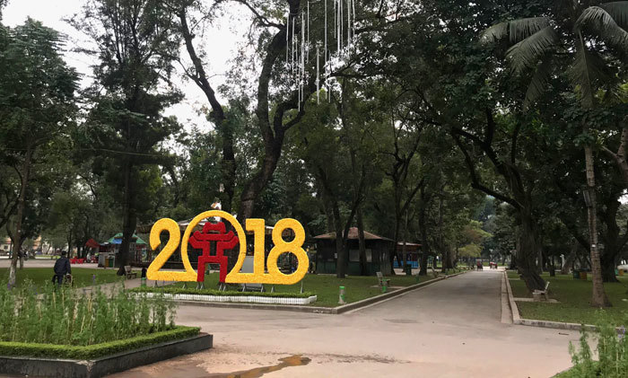 Hà Nội: Độc đáo 12 con giáp “khoác áo” xanh trong Công viên Thống Nhất - Ảnh 9