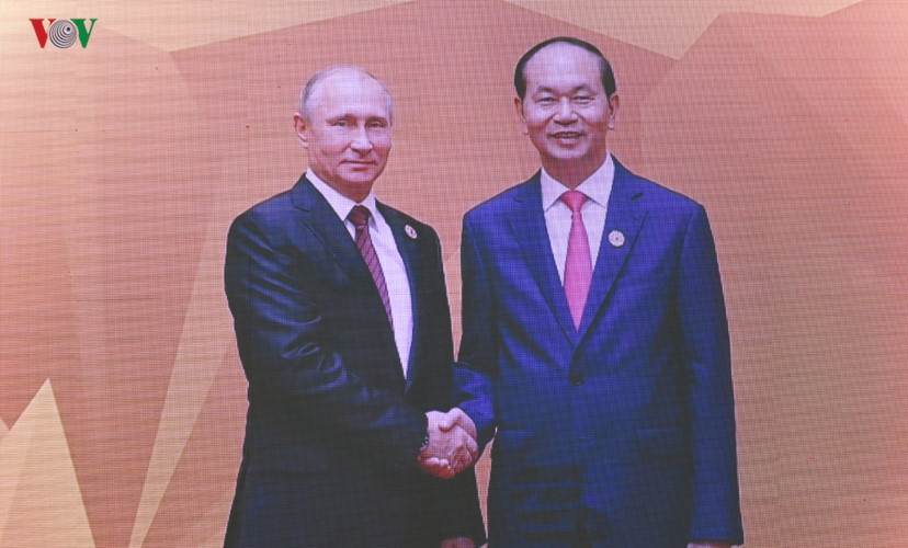 Hình ảnh Chủ tịch nước đón các nhà lãnh đạo APEC dự Phiên họp kín thứ nhất - Ảnh 15