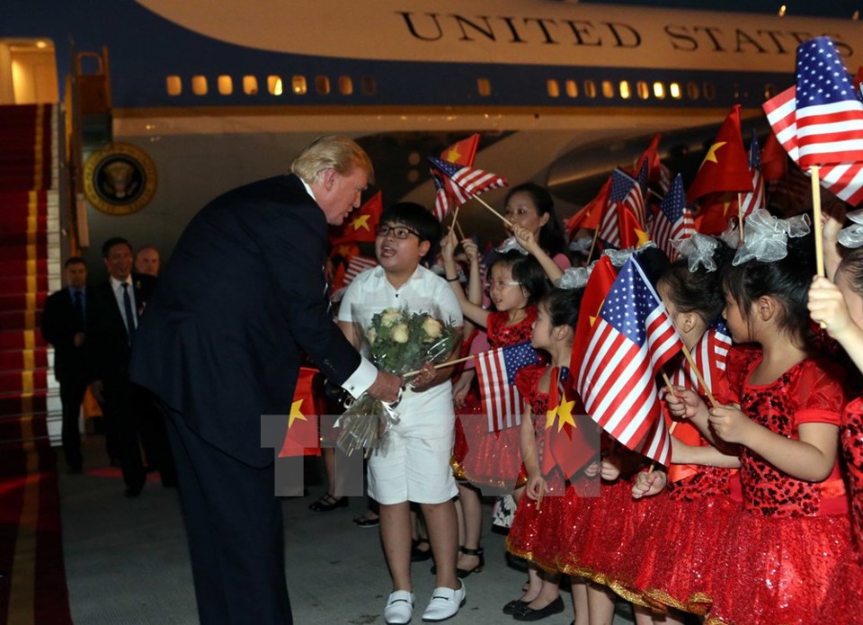 Tổng thống Mỹ Donald Trump bắt đầu thăm chính thức cấp Nhà nước Việt Nam - Ảnh 9
