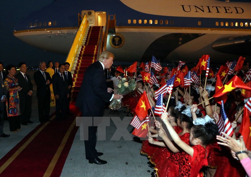 Tổng thống Mỹ Donald Trump bắt đầu thăm chính thức cấp Nhà nước Việt Nam - Ảnh 8