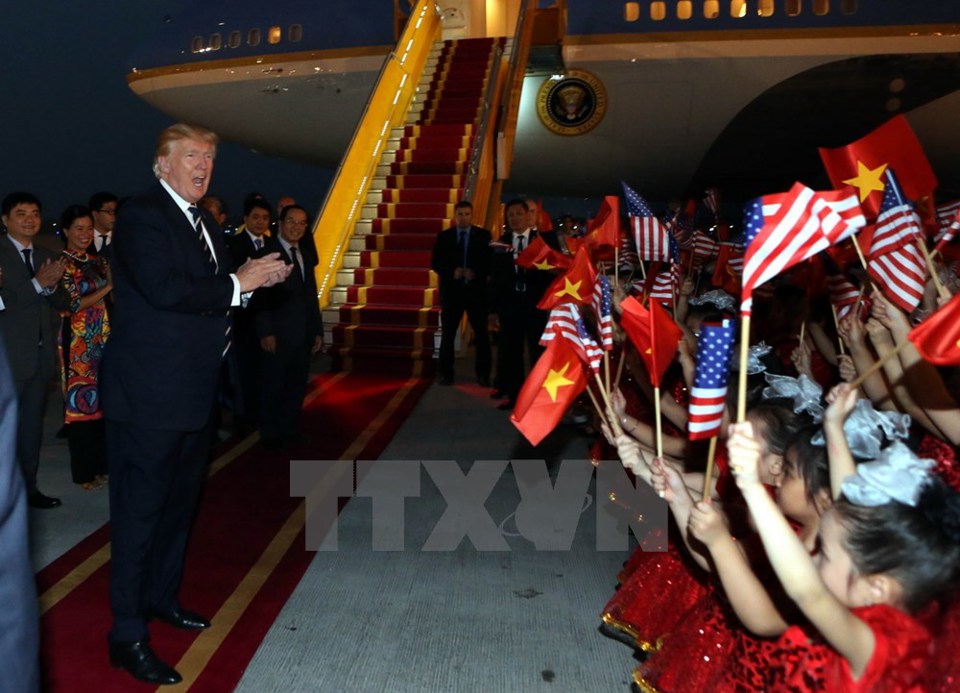 Tổng thống Mỹ Donald Trump bắt đầu thăm chính thức cấp Nhà nước Việt Nam - Ảnh 6