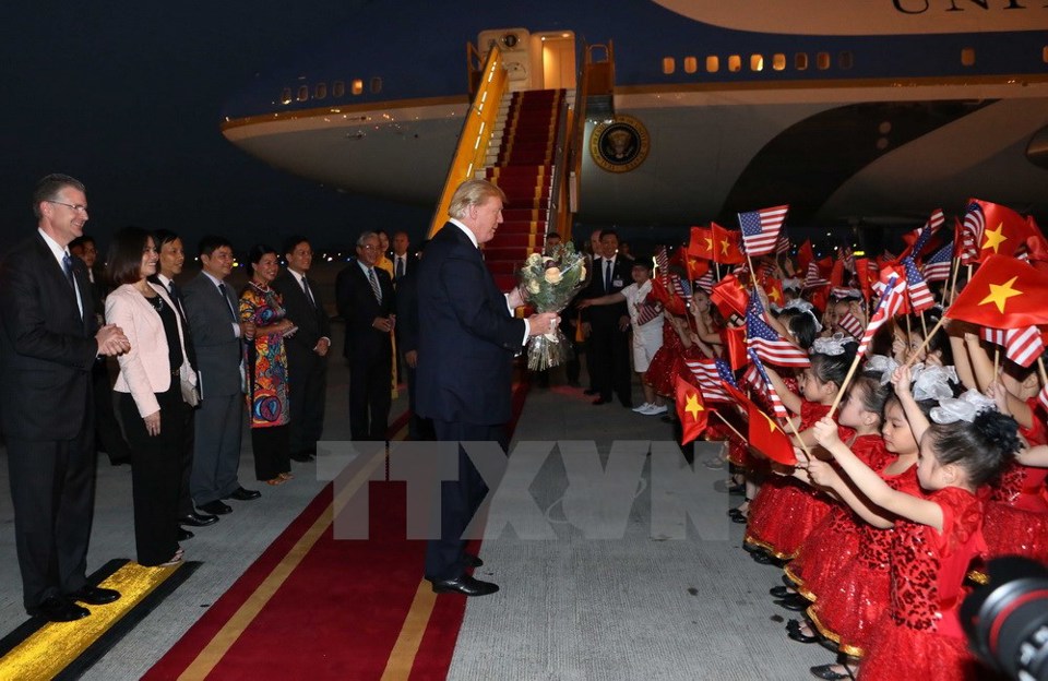 Tổng thống Mỹ Donald Trump bắt đầu thăm chính thức cấp Nhà nước Việt Nam - Ảnh 7