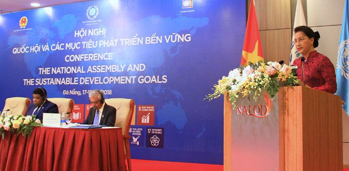 Chủ tịch Quốc hội Nguyễn Thị Kim Ngân: Phát triển bền vững là con đường tất yếu, là yêu cầu xuyên suốt của Việt Nam - Ảnh 1