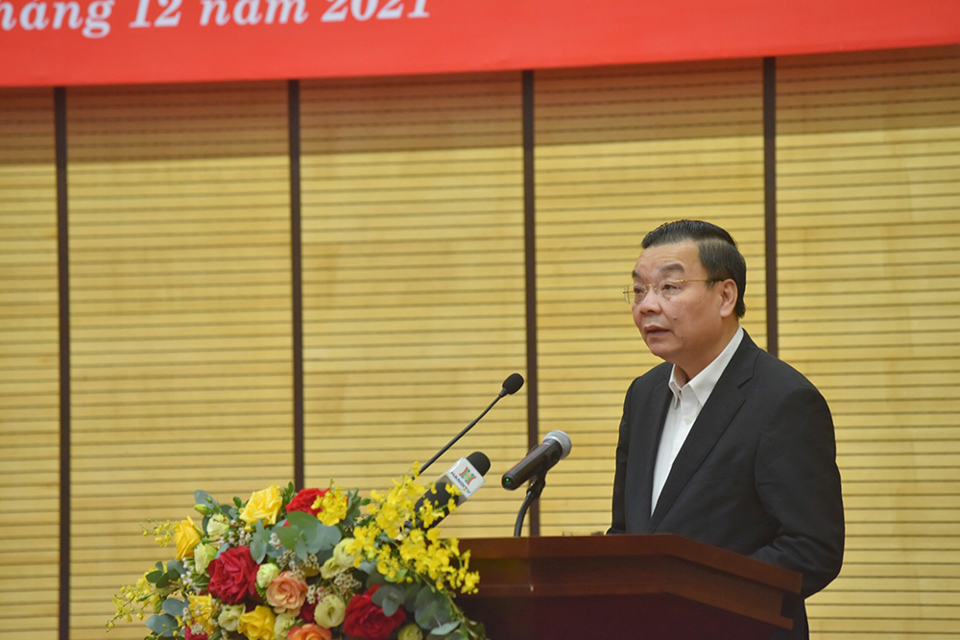 Chủ tịch UBND TP Hà Nội Chu Ngọc Anh phát động thi đua, quyết tâm hoàn thành cao nhất các chỉ tiêu năm 2022 - Ảnh 1