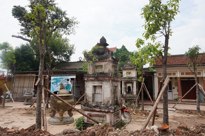 Những hình ảnh xây mới ở di tích văn hóa lịch sử Khúc Thủy (Thanh Oai, Hà Nội) - Ảnh 12