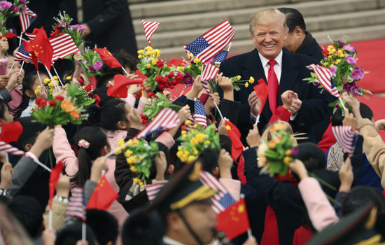 Toàn cảnh lễ đón chính thức Tổng thống Trump tại Trung Quốc - Ảnh 4
