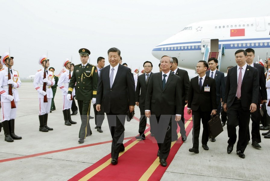 Tổng Bí thư, Chủ tịch Trung Quốc Tập Cận Bình bắt đầu thăm Việt Nam - Ảnh 6