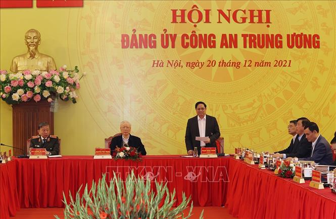 Tổng Bí thư Nguyễn Phú Trọng dự Hội nghị Đảng ủy Công an Trung ương - Ảnh 2