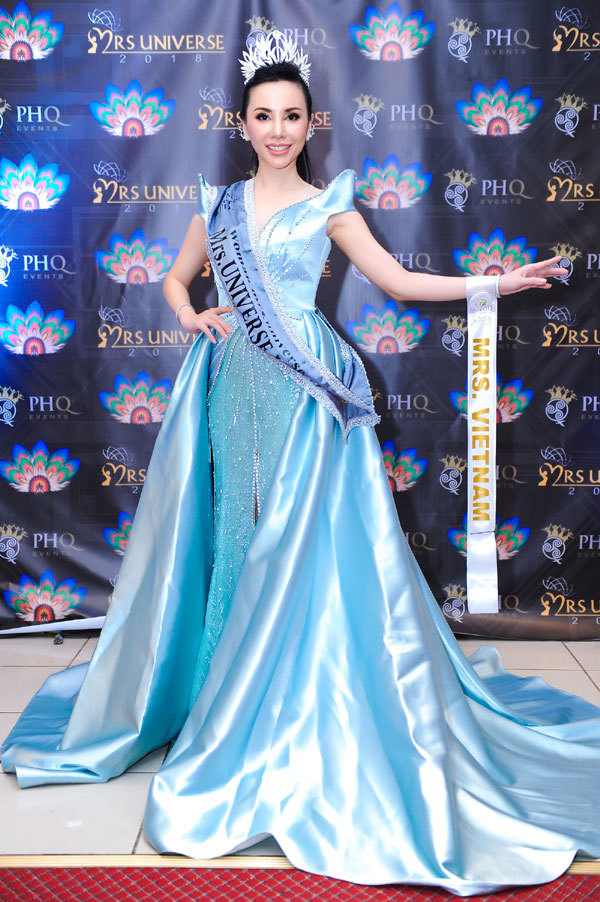 Châu Ngọc Bích đăng quang Hoa hậu Đại sứ Quý bà Hoàn Vũ thế giới 2018 - Ảnh 6