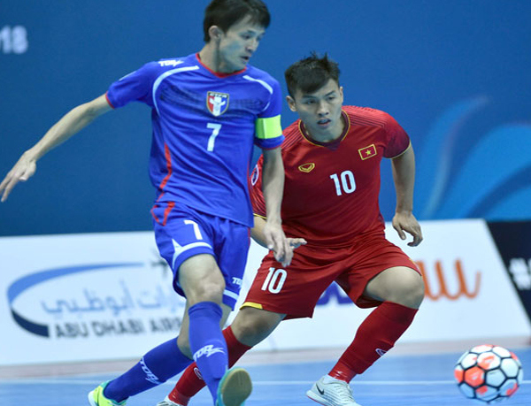 Tuyển Futsal Việt Nam đánh bại tuyển Đài Bắc Trung Hoa với tỷ số đậm - Ảnh 1