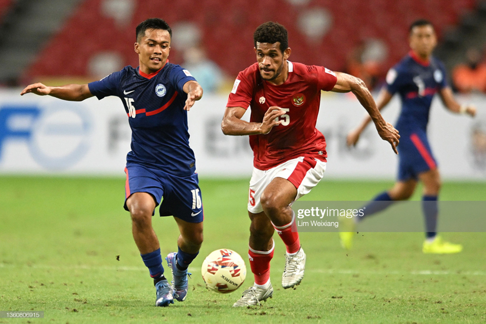 ĐT Indonesia 4 - 2 ĐT Singapore: 3 thẻ đỏ, 6 bàn thắng với đầy cung bậc cảm xúc - Ảnh 1