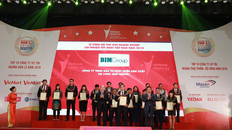 BIM Group đạt thứ hạng cao top doanh nghiệp có lợi nhuận tốt nhất Việt Nam 2018 - Ảnh 1