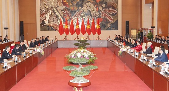 Chủ tịch Quốc hội Nguyễn Thị Kim Ngân hội kiến Tổng Bí thư Trung Quốc - Ảnh 2