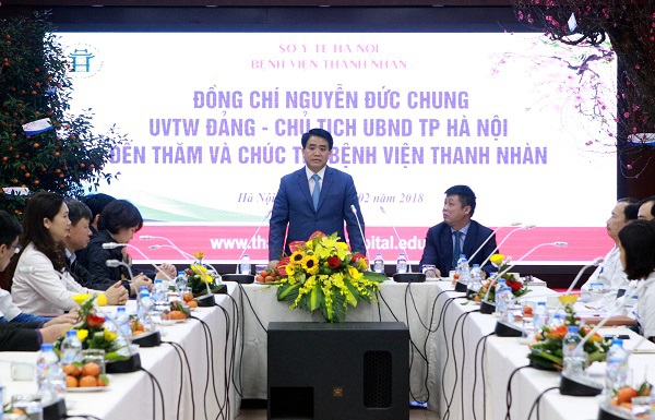 Chủ tịch Nguyễn Đức Chung thăm và chúc Tết các cơ sở tôn giáo và đơn vị tại Hà Nội - Ảnh 3
