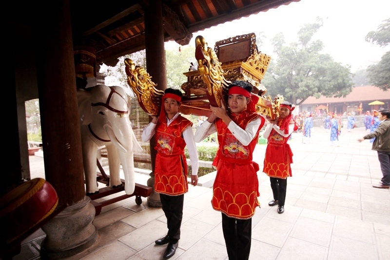 Ngày mai (21/2), Lễ hội đền Hai Bà Trưng nhận danh hiệu Di sản văn hóa phi vật thể quốc gia - Ảnh 11