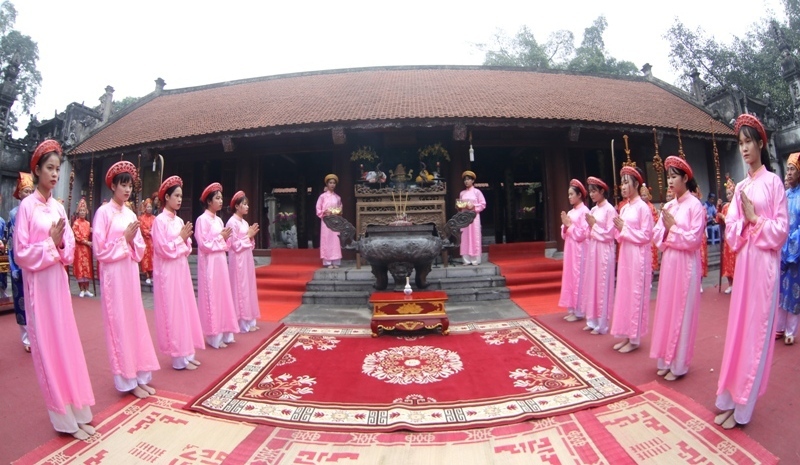 Ngày mai (21/2), Lễ hội đền Hai Bà Trưng nhận danh hiệu Di sản văn hóa phi vật thể quốc gia - Ảnh 16