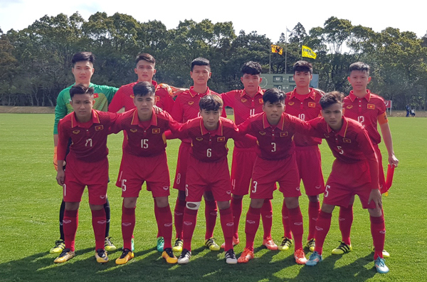 U16 Việt Nam tạm giữ ngôi đầu bảng D giải U16 Nhật Bản- Asean 2018 - Ảnh 1