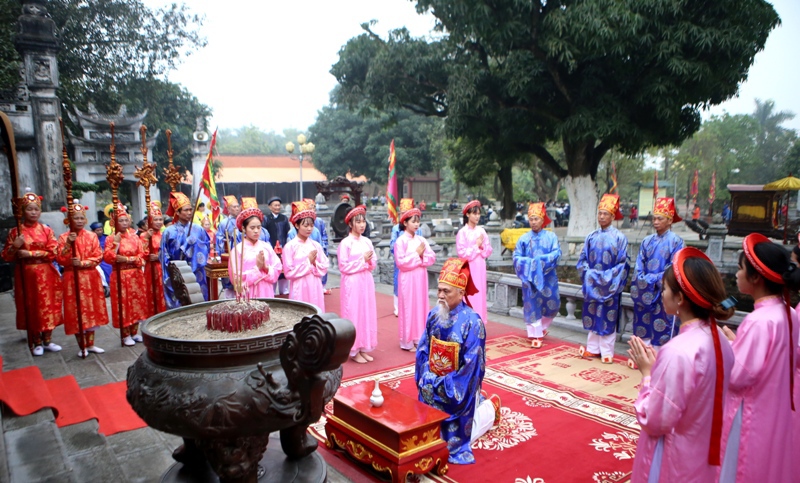 Ngày mai (21/2), Lễ hội đền Hai Bà Trưng nhận danh hiệu Di sản văn hóa phi vật thể quốc gia - Ảnh 17