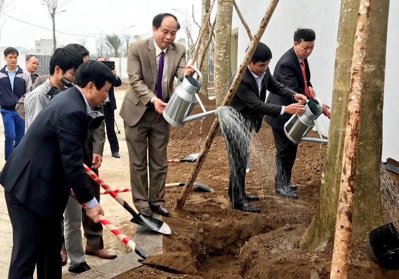 Huyện Thanh Oai phát động Tết trồng cây tại Khu đô thị Thanh Hà - Ảnh 2